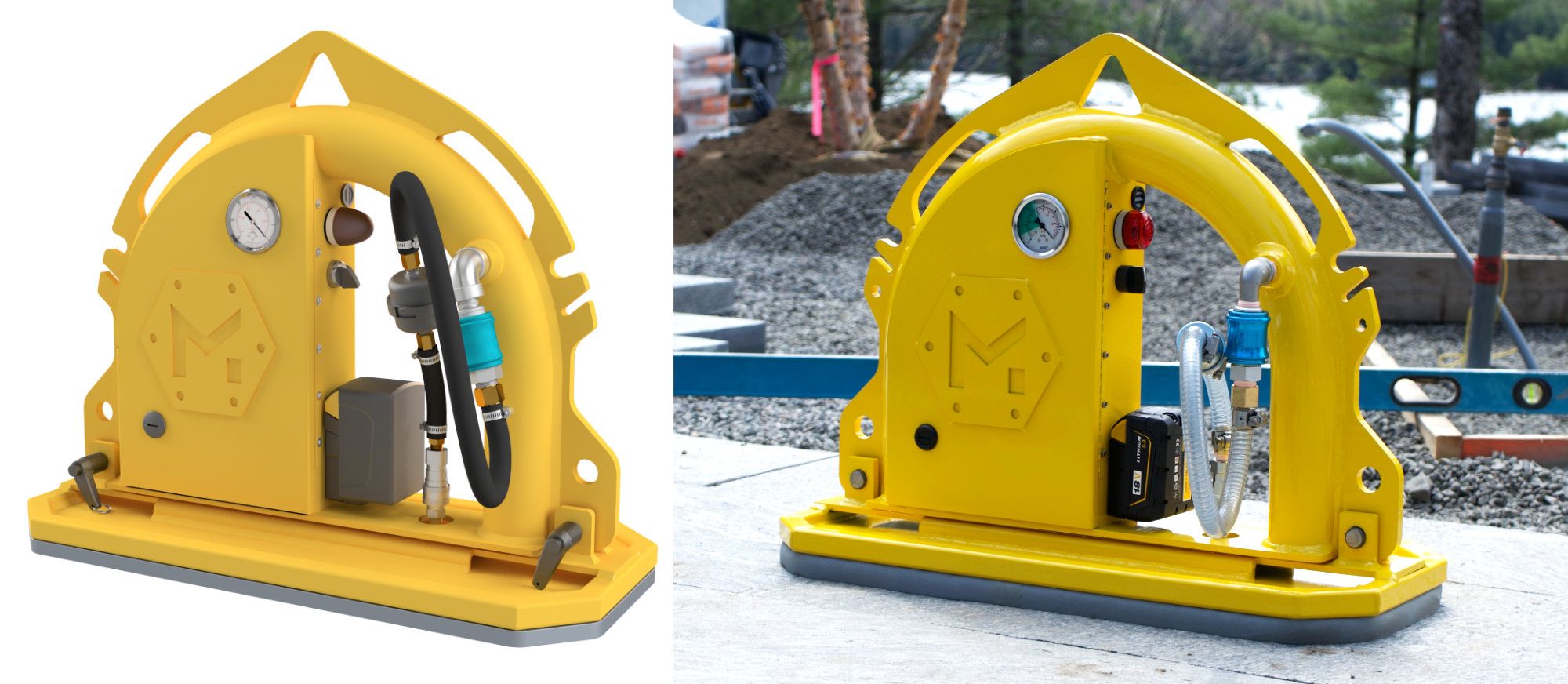 Mini Mk2 CAD render compared to the finished product
