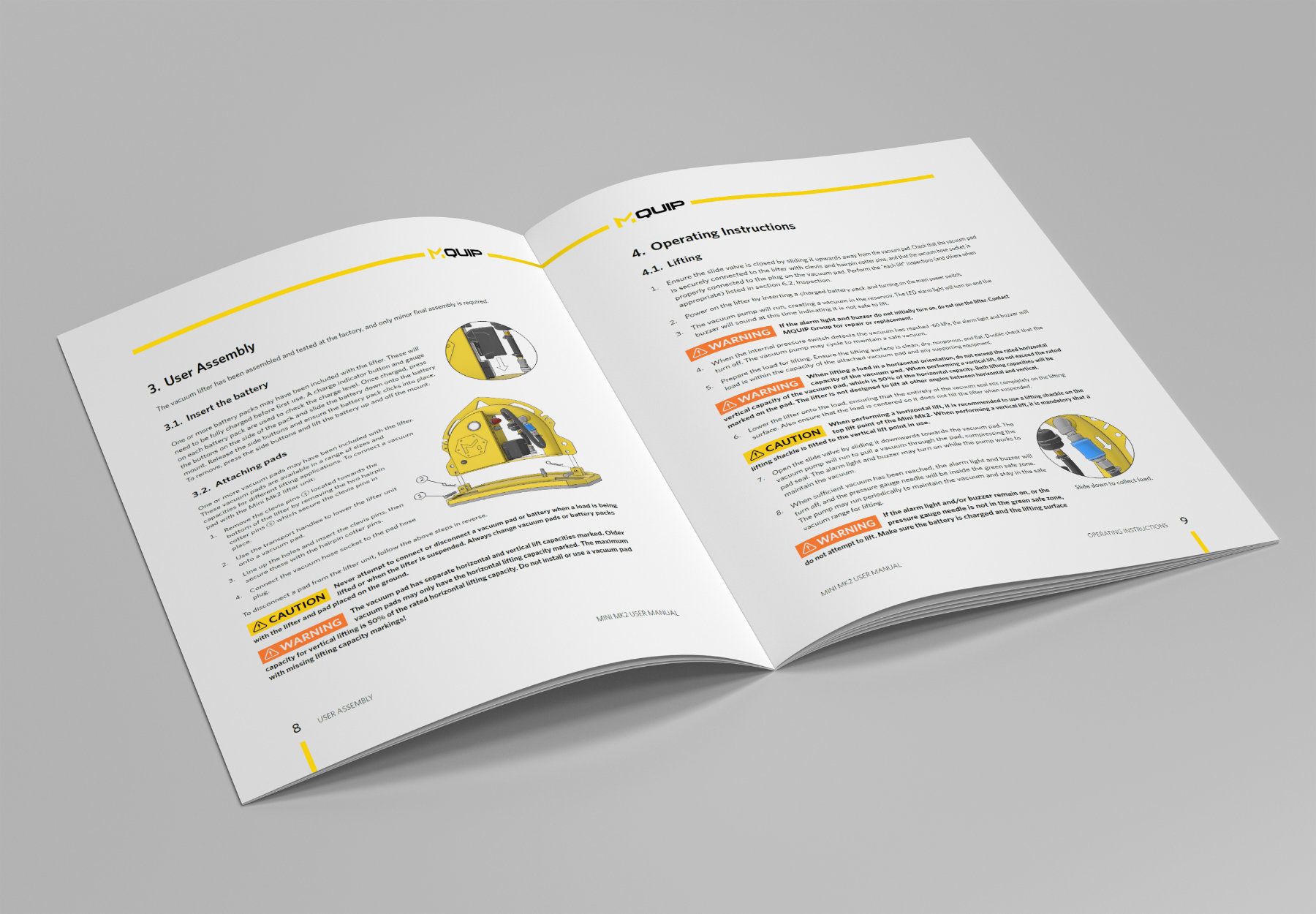 User manuals and documentation