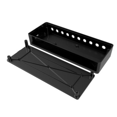 Injection-moulded plastic parts showing the importance of design for manufacturing