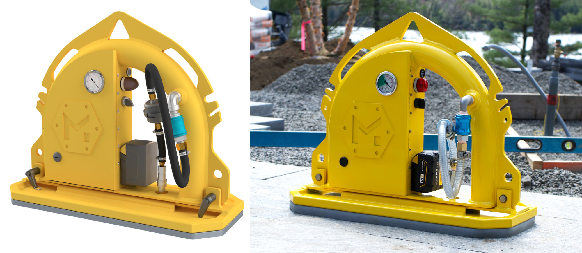 Mini Mk2 CAD render compared to the finished product